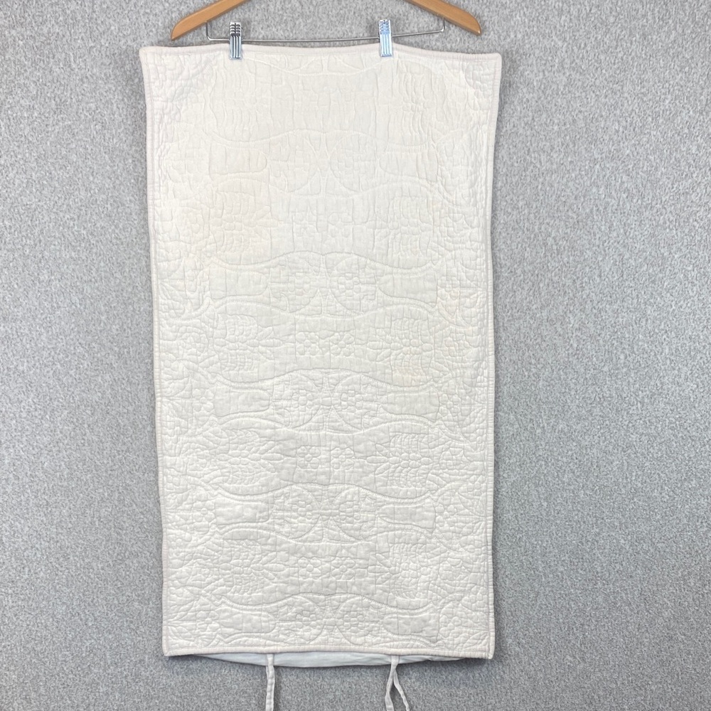 World Market quilted king size pillow sham replacement tie closure cottagecore